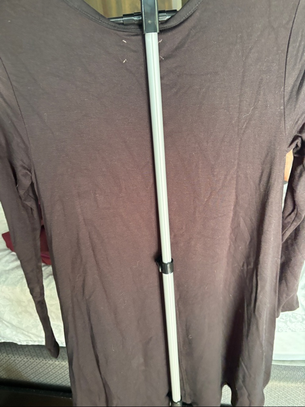 Lou & Grey Long Sleeve Tunic Dress in Black - Picture 5 of 5
